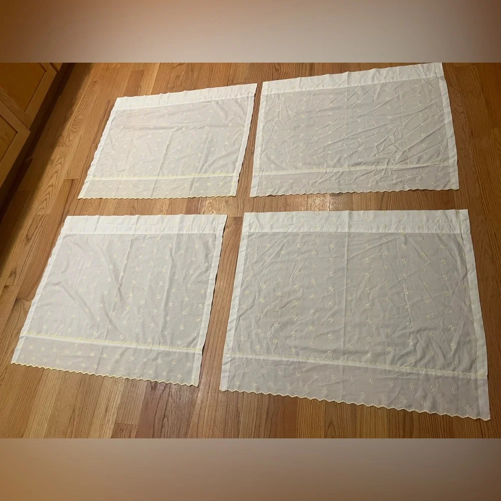 Vintage curtains 4 Panels